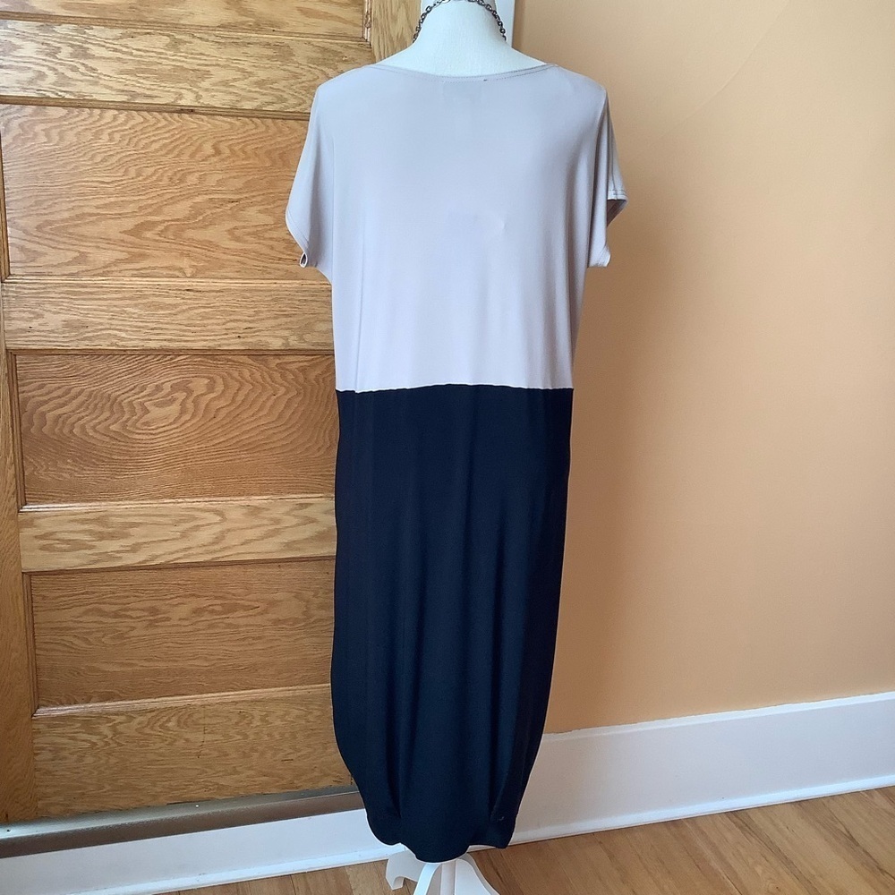 JOSEPH RIBKOFF Two Tone Colour Block Midi Cocktail Dress NWT 6 - Picture 4 of 13